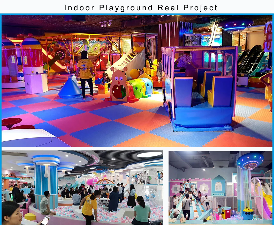 Custom Kids Playground Equipment Indoor Amusement Big Trampoline Park