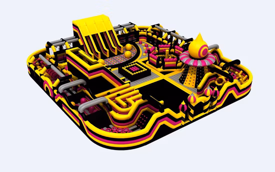 Fornecedor verificado Parque de jogos de aventura Grandes jogos Playlands cobertos Parque de trampolins