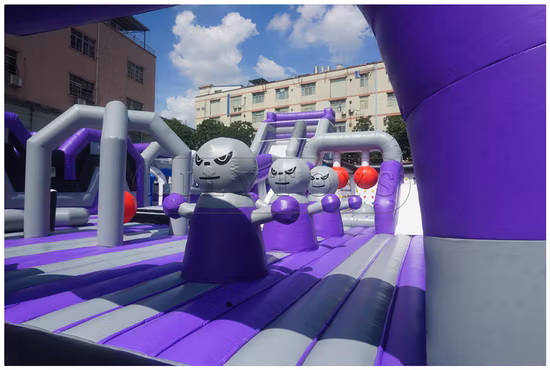 Parque de diversões de trampolim inflável interno grande parque de diversões