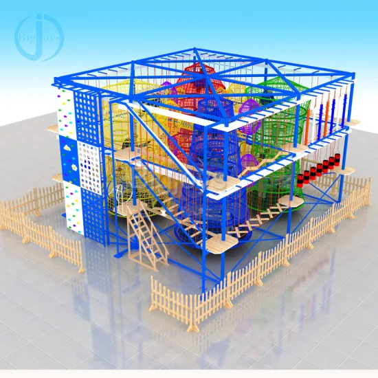 Curso de cordas de escalada ao ar livre para construção de equipe Parque infantil Equipamento de aventura para venda