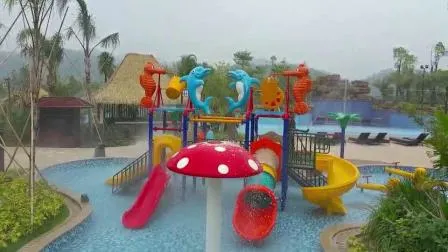 Equipamento de recreação ao ar livre para parque aquático infantil com design exclusivo