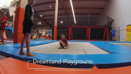 Novo design padrão TUV e ASTM Salto com grandes blocos de espuma Parque de diversões para esportes internos Parque de trampolins